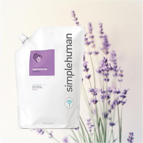Simplehuman Liquid Hand Soap Refill Pouch 1L Lavender